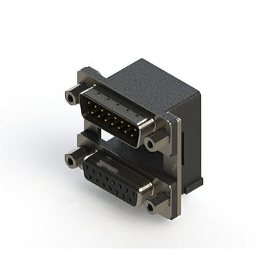 663-015-264-009 by EDAC Inc. - 663 SERIES RIGHT ANGLE DUAL D-SU
