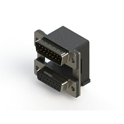 663-015-364-000 by EDAC Inc. - 663 SERIES RIGHT ANGLE DUAL D-SU