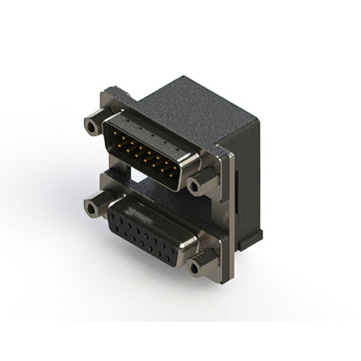 663-015-364-009 by EDAC Inc. - 663 SERIES RIGHT ANGLE DUAL D-SU