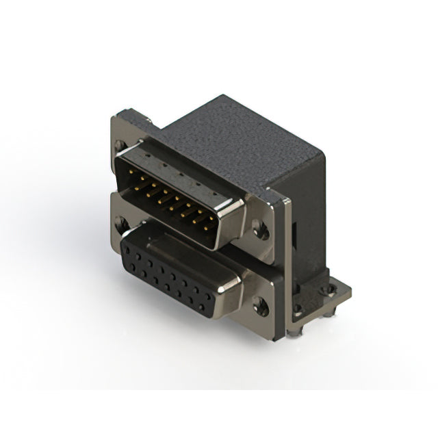 663-015-364-042 by EDAC Inc. - 663 SERIES RIGHT ANGLE DUAL D-SU