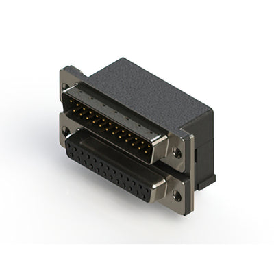 663-025-264-001 by EDAC Inc. - CONNECTOR D-SUB PLUG/RCPT 25P R/A SLD