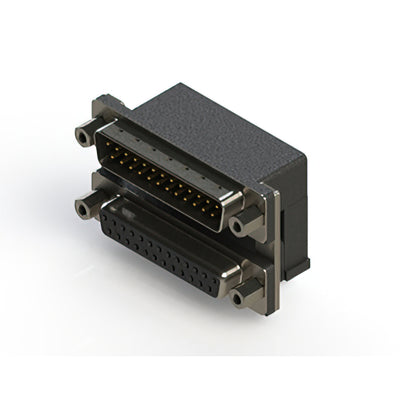 663-025-264-006 by EDAC Inc. - 663 SERIES RIGHT ANGLE DUAL D-SU