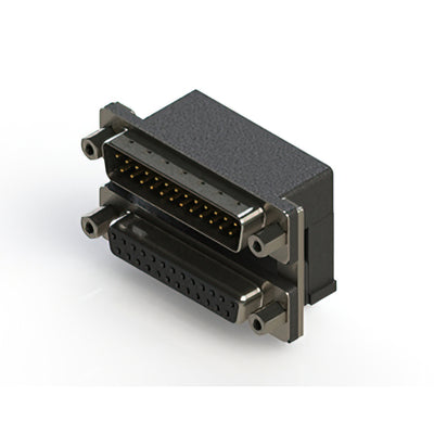663-025-364-006 by EDAC Inc. - 663 SERIES RIGHT ANGLE DUAL D-SU