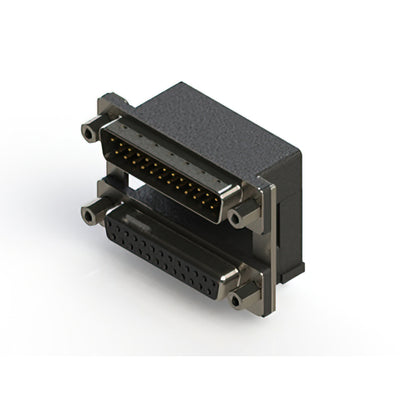 663-025-364-009 by EDAC Inc. - 663 SERIES RIGHT ANGLE DUAL D-SU