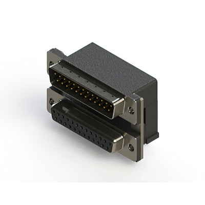 663-025-664-007 by EDAC Inc. - 663 SERIES RIGHT ANGLE DUAL D-SU