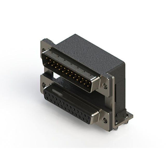 663-025-664-040 by EDAC Inc. - 663 SERIES RIGHT ANGLE DUAL D-SU