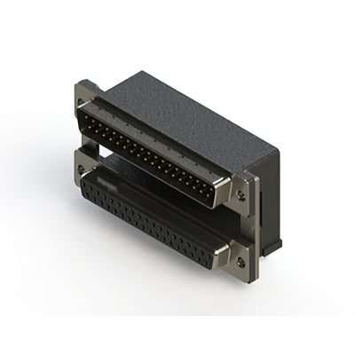 663-037-264-00A by EDAC Inc. - CONNECTOR D-SUB PLUG/RCPT 37P R/A SLD