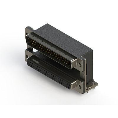 663-037-264-036 by EDAC Inc. - CONNECTOR D-SUB PLUG/RCPT 37P RA SLDR