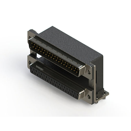 663-037-264-047 by EDAC Inc. - 663 SERIES RIGHT ANGLE DUAL D-SU