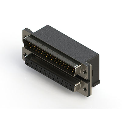 663-037-364-002 by EDAC Inc. - 663 SERIES RIGHT ANGLE DUAL D-SU