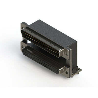663-037-364-047 by EDAC Inc. - 663 SERIES RIGHT ANGLE DUAL D-SU