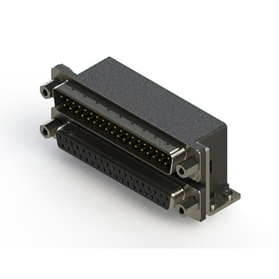 663-037-364-053 by EDAC Inc. - 663 SERIES RIGHT ANGLE DUAL D-SU