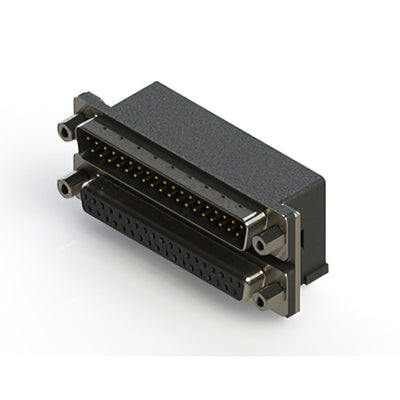 663-037-664-003 by EDAC Inc. - 663 SERIES RIGHT ANGLE DUAL D-SU