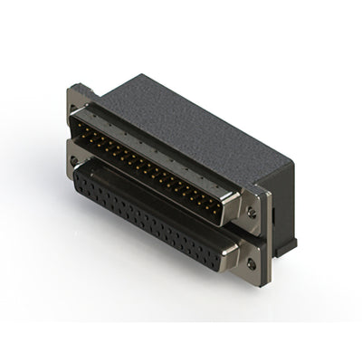 663-037-664-004 by EDAC Inc. - 663 SERIES RIGHT ANGLE DUAL D-SU
