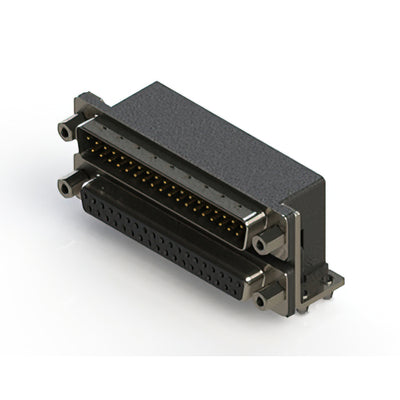 663-037-664-043 by EDAC Inc. - 663 SERIES RIGHT ANGLE DUAL D-SU