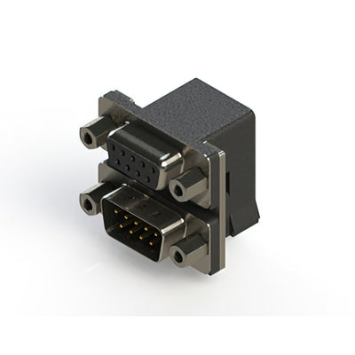 664-009-264-003 by EDAC Inc. - 664 SERIES RIGHT ANGLE DUAL D-SU