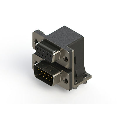 664-009-264-042 by EDAC Inc. - 664 SERIES RIGHT ANGLE DUAL D-SU
