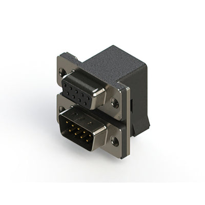 664-009-364-001 by EDAC Inc. - CONNECTOR D-SUB RCPT/PLUG 9P R/A SLDR