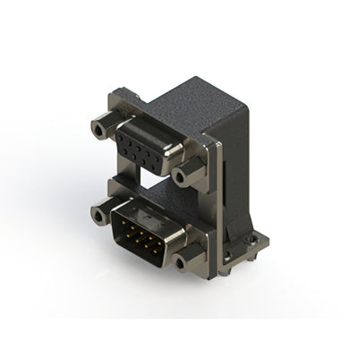 664-009-364-049 by EDAC Inc. - 664 SERIES RIGHT ANGLE DUAL D-SU