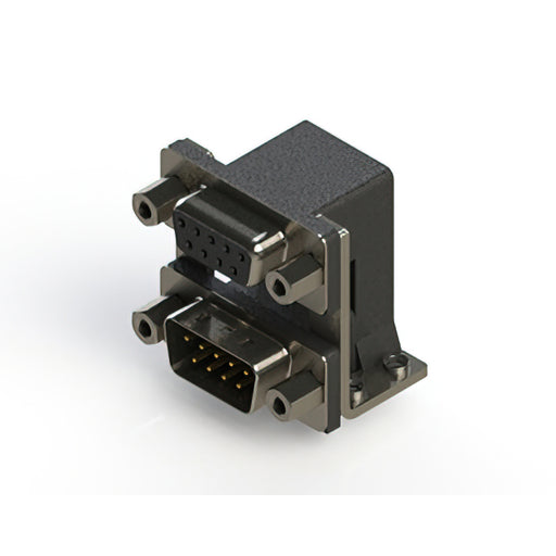 664-009-364-056 by EDAC Inc. - 664 SERIES RIGHT ANGLE DUAL D-SU