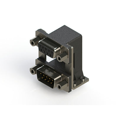 664-009-364-059 by EDAC Inc. - 664 SERIES RIGHT ANGLE DUAL D-SU