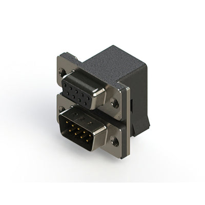 664-009-664-002 by EDAC Inc. - 664 SERIES RIGHT ANGLE DUAL D-SU