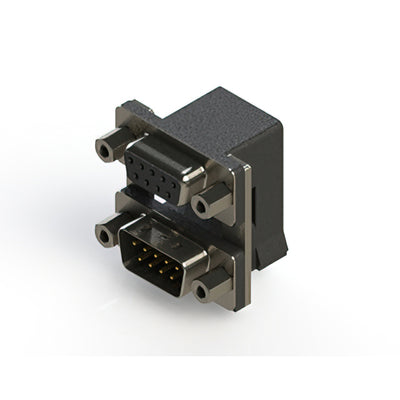 664-009-664-006 by EDAC Inc. - 664 SERIES RIGHT ANGLE DUAL D-SU