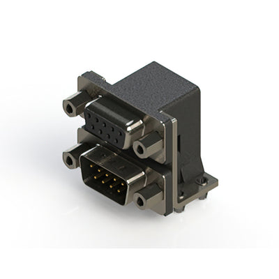 664-009-664-043 by EDAC Inc. - 664 SERIES RIGHT ANGLE DUAL D-SU