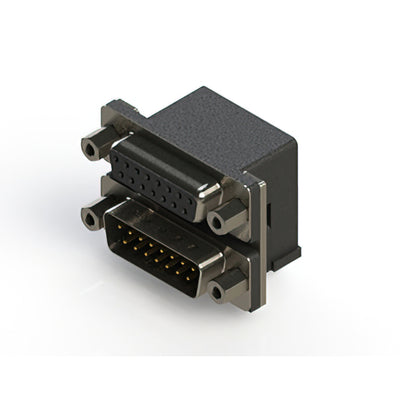 664-015-264-003 by EDAC Inc. - 664 SERIES RIGHT ANGLE DUAL D-SU