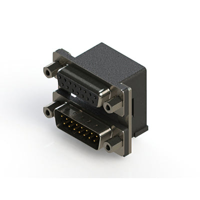 664-015-364-006 by EDAC Inc. - 664 SERIES RIGHT ANGLE DUAL D-SU