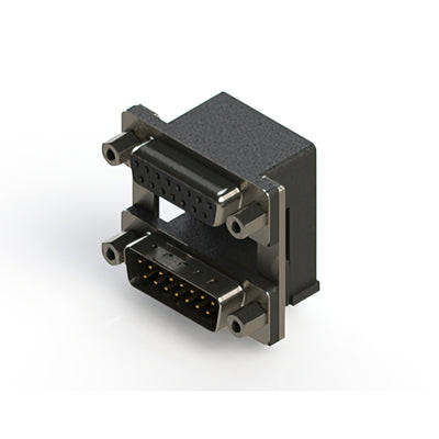 664-015-664-009 by EDAC Inc. - 664 SERIES RIGHT ANGLE DUAL D-SU