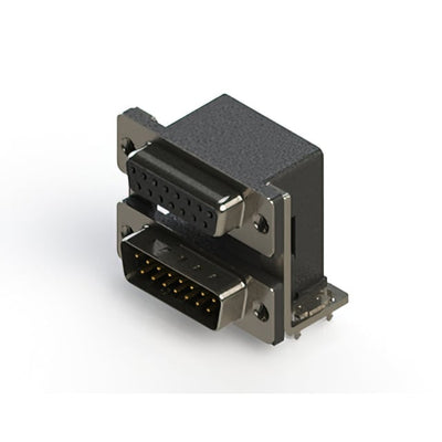 664-015-664-035 by EDAC Inc. - 664 SERIES RIGHT ANGLE DUAL D-SU
