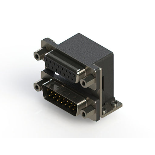 664-015-664-056 by EDAC Inc. - 664 SERIES RIGHT ANGLE DUAL D-SU