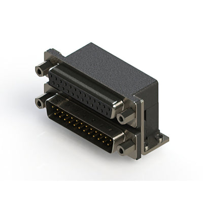 664-025-264-053 by EDAC Inc. - 664 SERIES RIGHT ANGLE DUAL D-SU