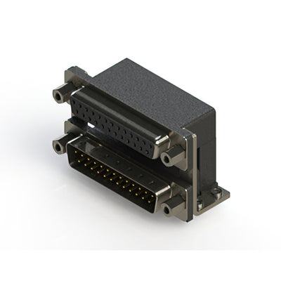 664-025-264-056 by EDAC Inc. - 664 SERIES RIGHT ANGLE DUAL D-SU