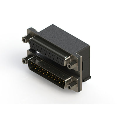 664-025-364-006 by EDAC Inc. - 664 SERIES RIGHT ANGLE DUAL D-SU