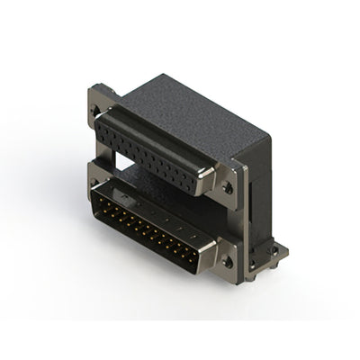 664-025-364-048 by EDAC Inc. - 664 SERIES RIGHT ANGLE DUAL D-SU