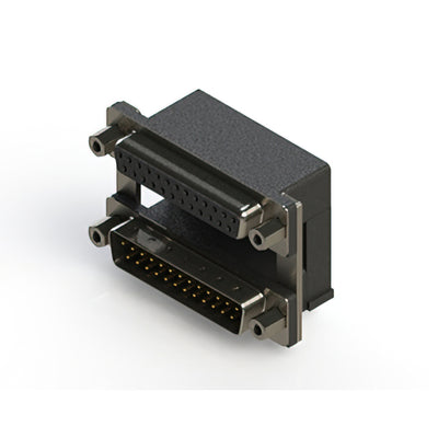 664-025-664-009 by EDAC Inc. - 664 SERIES RIGHT ANGLE DUAL D-SU