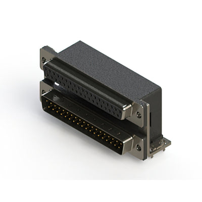 664-037-264-037 by EDAC Inc. - 664 SERIES RIGHT ANGLE DUAL D-SU
