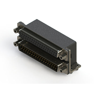664-037-264-043 by EDAC Inc. - 664 SERIES RIGHT ANGLE DUAL D-SU