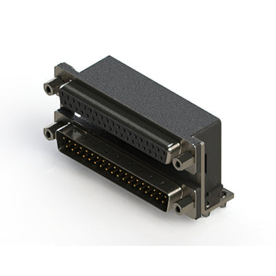 664-037-264-046 by EDAC Inc. - 664 SERIES RIGHT ANGLE DUAL D-SU