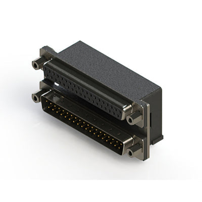 664-037-364-006 by EDAC Inc. - 664 SERIES RIGHT ANGLE DUAL D-SU