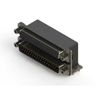 664-037-364-033 by EDAC Inc. - 664 SERIES RIGHT ANGLE DUAL D-SU