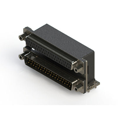 664-037-364-036 by EDAC Inc. - 664 SERIES RIGHT ANGLE DUAL D-SU