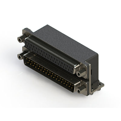 664-037-364-043 by EDAC Inc. - 664 SERIES RIGHT ANGLE DUAL D-SU