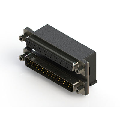 664-037-664-006 by EDAC Inc. - 664 SERIES RIGHT ANGLE DUAL D-SU
