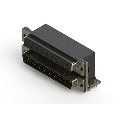 664-037-664-032 by EDAC Inc. - 664 SERIES RIGHT ANGLE DUAL D-SU