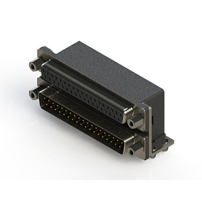 664-037-664-043 by EDAC Inc. - 664 SERIES RIGHT ANGLE DUAL D-SU