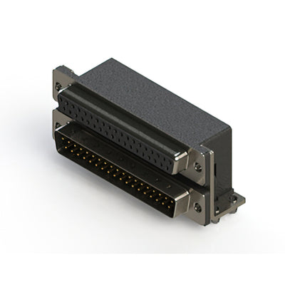 664-037-664-044 by EDAC Inc. - 664 SERIES RIGHT ANGLE DUAL D-SU