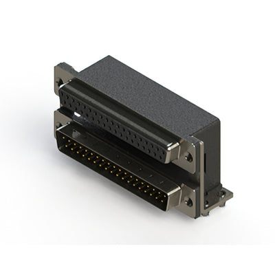 664-037-664-045 by EDAC Inc. - 664 SERIES RIGHT ANGLE DUAL D-SU